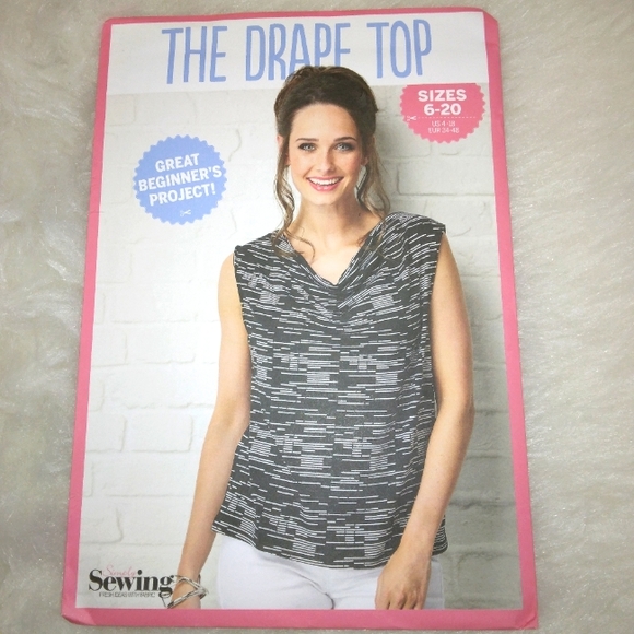 Simply Sewing  The Drape Top size 4-18 - Picture 1 of 4
